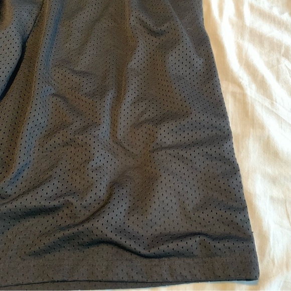 Men's Black Athletic Mesh Shorts Lined 6XL Basketball Workout - Picture 2 of 11